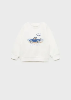 Dzieci MANGO Bluzy*Bluza z nadrukiem i naszywką