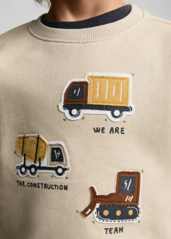 Dzieci MANGO Bluzy*Bluza z nadrukiem i naszywką