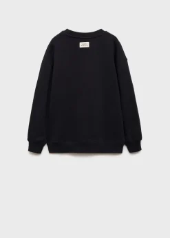 Dzieci MANGO Bluzy*Bluza z nadrukiem i teksturowanymi elementami