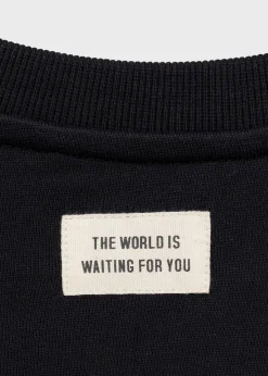 Dzieci MANGO Bluzy*Bluza z nadrukiem i teksturowanymi elementami