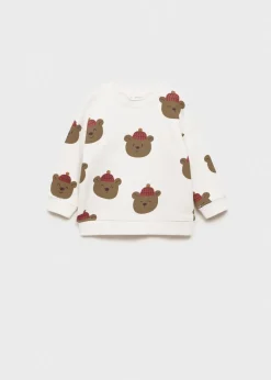 Dzieci MANGO Bluzy*Bluza z nadrukiem świątecznym