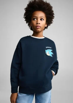 Dzieci MANGO Bluzy*Bluza z wypukłym motywem Sonic