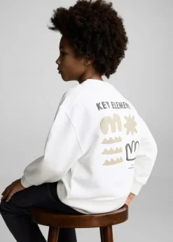 Dzieci MANGO Bluzy*Bluza z wypukłym nadrukiem