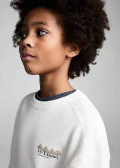 Dzieci MANGO Bluzy*Bluza z wypukłym nadrukiem