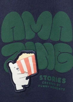 Dzieci MANGO Bluzy*Bluza z wypukłym nadrukiem