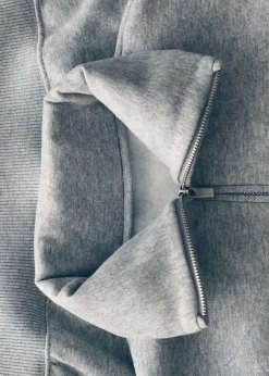 Dzieci MANGO Bluzy*Bluza z wysokim kołnierzem na zamek