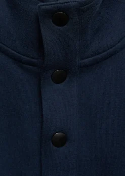 Dzieci MANGO Bluzy*Bluza z wysokim kołnierzem na guziki