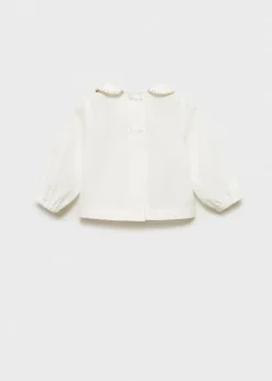 Dzieci MANGO Koszule|Koszule*Bluzka bawełniana z kołnierzykiem bebe