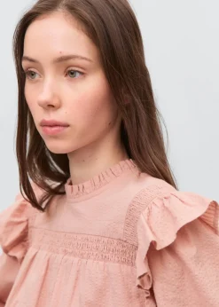 MANGO Koszule I Bluzki*Bluzka bawełniana z teksturą