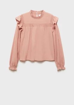 MANGO Koszule I Bluzki*Bluzka bawełniana z teksturą