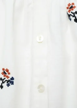 Dzieci MANGO Koszule I Bluzki*Bluzka kwiatowy haft