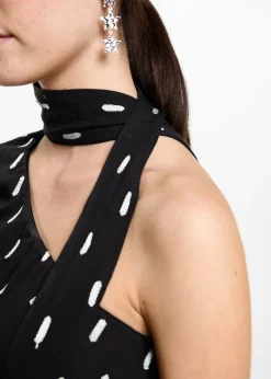 MANGO Koszule I Bluzki*Bluzka na jedno ramię ze wzorem