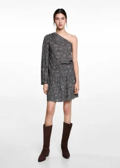 MANGO Koszule I Bluzki*Bluzka na jedno ramię ze wzorem