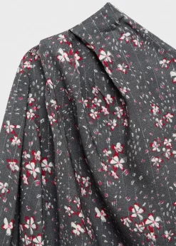 MANGO Koszule I Bluzki*Bluzka na jedno ramię ze wzorem