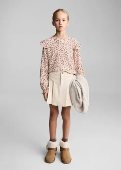 Dzieci MANGO Koszule I Bluzki|Koszulki I Topy*Bluzka w kwiaty