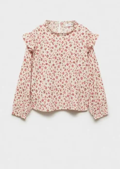 Dzieci MANGO Koszule I Bluzki|Koszulki I Topy*Bluzka w kwiaty