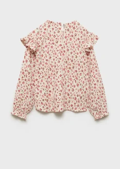 Dzieci MANGO Koszule I Bluzki|Koszulki I Topy*Bluzka w kwiaty