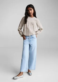 Dzieci MANGO Koszule I Bluzki*Bluzka w kwiaty