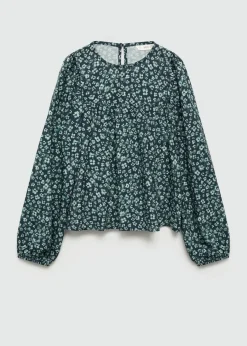 Dzieci MANGO Koszule I Bluzki*Bluzka w kwiaty