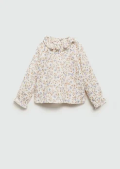 Dzieci MANGO Koszule*Bluzka w kwiaty z falbankami