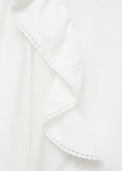 Dzieci MANGO Koszulki I Topy*Bluzka z falbankami