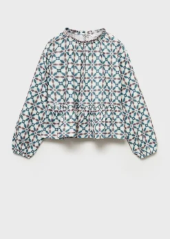 Dzieci MANGO Koszulki I Topy*Bluzka z geometrycznym wzorem