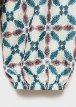 Dzieci MANGO Koszulki I Topy*Bluzka z geometrycznym wzorem