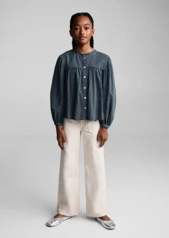 Dzieci MANGO Koszule I Bluzki*Bluzka z haftem