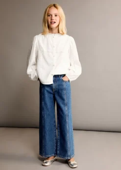 Dzieci MANGO Koszule I Bluzki*Bluzka z haftem