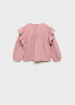 Dzieci MANGO Koszule*Bluzka z haftem angielskim