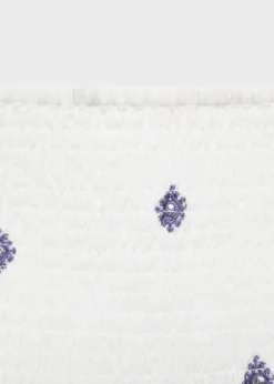 Dzieci MANGO Koszule I Bluzki*Bluzka z haftowanymi detalami i falbanką