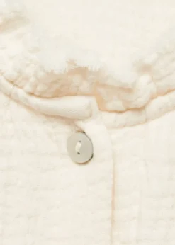 Dzieci MANGO Koszule I Bluzki*Bluzka z kreszowanego materiału w romantycznym stylu