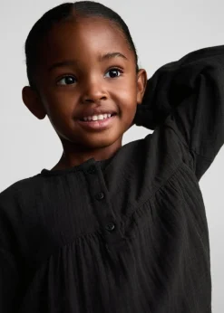 Dzieci MANGO Koszule*Bluzka z kreszowanej bawełny