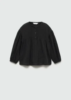 Dzieci MANGO Koszule*Bluzka z kreszowanej bawełny