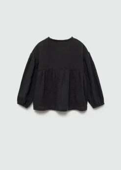 Dzieci MANGO Koszule*Bluzka z kreszowanej bawełny