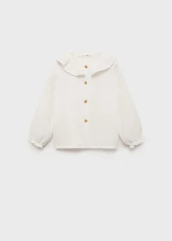 Dzieci MANGO Koszule*Bluzka z kreszowanej bawełny