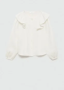 Dzieci MANGO Koszule I Bluzki*Bluzka z kreszowanej bawełny
