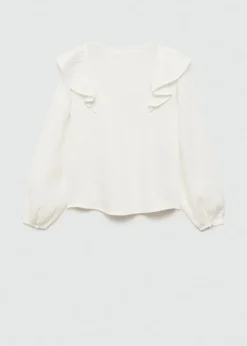 Dzieci MANGO Koszule I Bluzki*Bluzka z kreszowanej bawełny