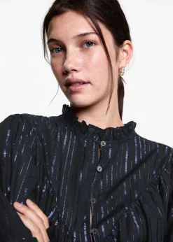 MANGO Koszule I Bluzki*Bluzka z lureksu w paski