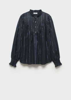 MANGO Koszule I Bluzki*Bluzka z lureksu w paski