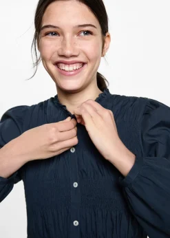 MANGO Koszule I Bluzki*Bluzka z marszczeniem i falbanką