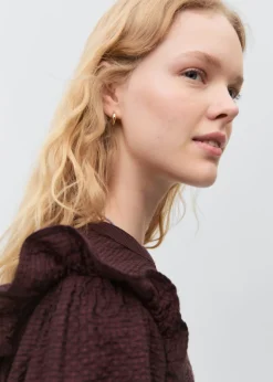 MANGO Koszule I Bluzki*Bluzka z marszczonym panelem