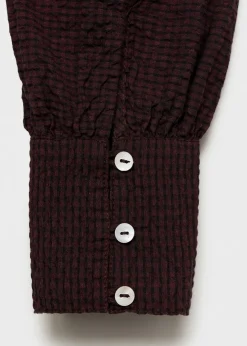 MANGO Koszule I Bluzki*Bluzka z marszczonym panelem