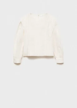 Dzieci MANGO Koszule I Bluzki*Bluzka z metaliczną nicią