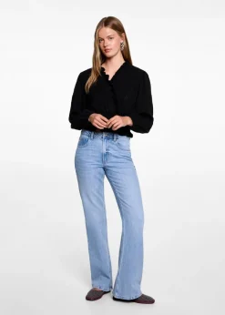 MANGO Koszule I Bluzki*Bluzka z zakładanym dekoltem