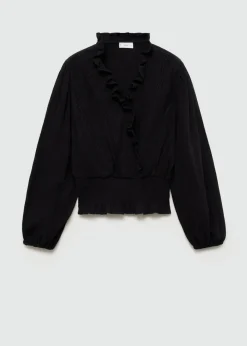 MANGO Koszule I Bluzki*Bluzka z zakładanym dekoltem