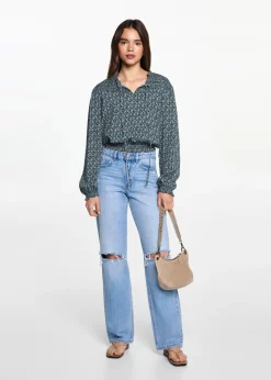 MANGO Koszule I Bluzki*Bluzka ze wzorem