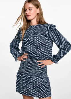 MANGO Koszule I Bluzki*Bluzka ze wzorem i marszczeniem