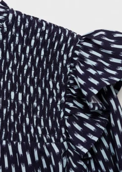 MANGO Koszule I Bluzki*Bluzka ze wzorem i marszczeniem