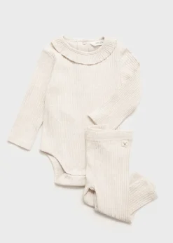 Dzieci MANGO T-shirty I Body*Body bawełniane z falbanką